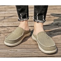 Loafers Half Slippers Men's Lightweight Summer Men's Leisure Pump Men's