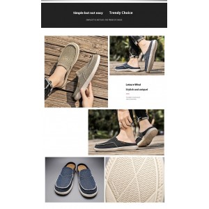 Loafers Half Slippers Men's Lightweight Summer Men's Leisure Pump Men's
