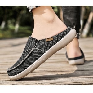 Loafers Half Slippers Men's Lightweight Summer Men's Leisure Pump Men's