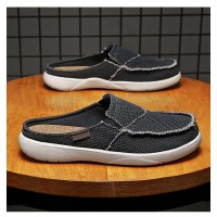 Loafers Half Slippers Men's Lightweight Summer Men's Leisure Pump Men's