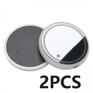 Colorful Cup Holder LED Light-up Coaster Solar and USB Charging Non-slip Coaster Ambient Light For Car Automatically