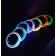 Colorful Cup Holder LED Light-up Coaster Solar and USB Charging Non-slip Coaster Ambient Light For Car Automatically