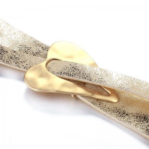 Fashion Leather Alloy Magnetic Buckle Ladies' Bracelet