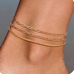 Foot Ornaments 3-piece Women's Retro Multi-layer