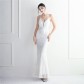 High-density Three-dimensional Strong Sequin Positioning Flower Dress