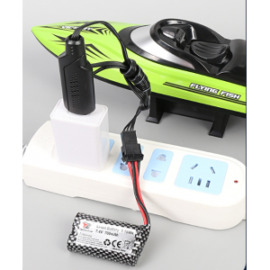 Remote Control Water Summer Toys 24g Competitive Boat Light Speed 25km High Speed Speedboat