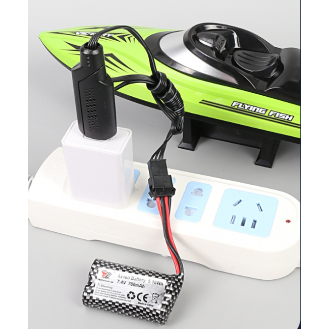 Remote Control Water Summer Toys 24g Competitive Boat Light Speed 25km High Speed Speedboat