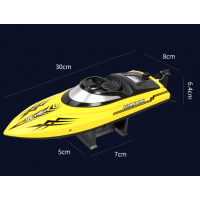 Remote Control Water Summer Toys 24g Competitive Boat Light Speed 25km High Speed Speedboat