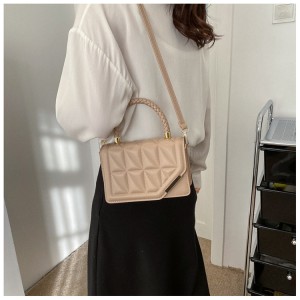 Women's Diamond Fashion Solid Color Shoulder Bag
