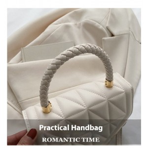 Women's Diamond Fashion Solid Color Shoulder Bag