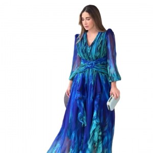 Women's Fashion Personality Retro Long Sleeve Dress