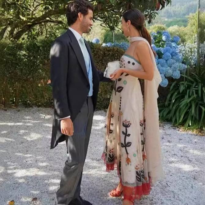 Women's Chiffon Printed Sling Flower Embroidery Dress