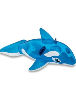 Transparent Blue Whale Ride On Water Toys
