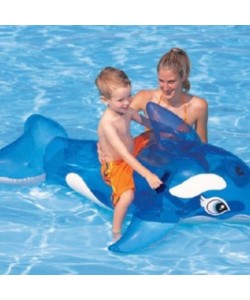 Transparent Blue Whale Ride On Water Toys