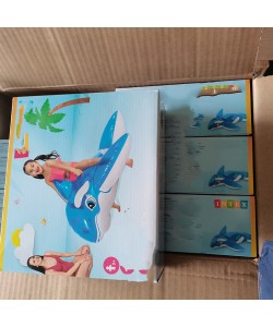 Transparent Blue Whale Ride On Water Toys