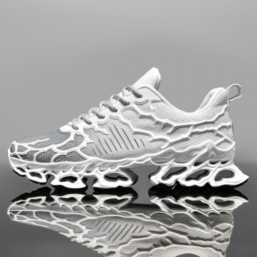 Large Size Summer Sports Shoes Male Student Casual Shoes Breathable Clunky Sneakers Drop Plastic