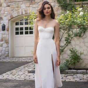 Summer Women's Chiffon Suspenders Waist And American Dress