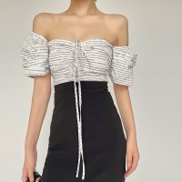 Fashion Summer Long Slit Dress Low Shoulder Lace