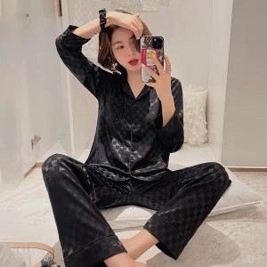 Pajamas Spring And Summer Pajamas Autumn Ice Silk