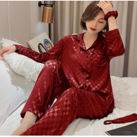 Pajamas Spring And Summer Pajamas Autumn Ice Silk