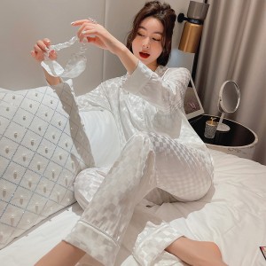 Pajamas Spring And Summer Pajamas Autumn Ice Silk