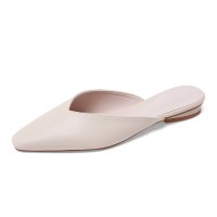 Summer Snake Pattern Simple And Versatile Flat-heeled Muller Sandals And Slippers
