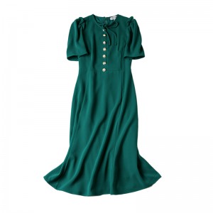 Summer Elegant Temperament Mid-length Dress