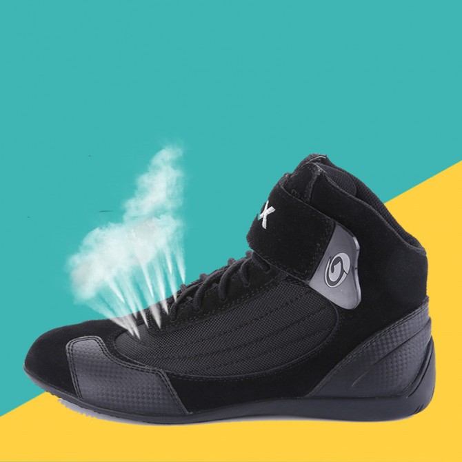 Best Selling Breathable Motorcycle Riding Shoes Summer Leather Leisure Motorcycle Shoes Men And Women Shoes