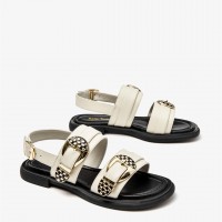 Summer Women's Shoes Flat Leather Roman Sandals