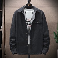 Solid Color Plain Shirt Simple Easy Matching Coat
