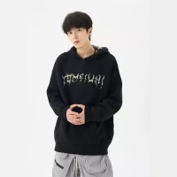 Men's Design Sense Hooded Casual Loose Sweater