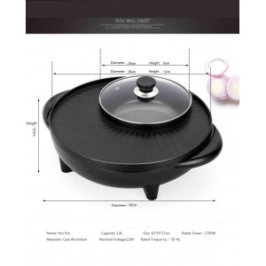 Multifunctional Pot Electric Grill