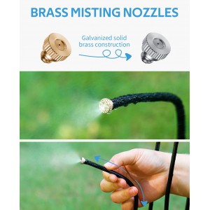 New Outdoor Beach Garden Stand Misting Cooling System