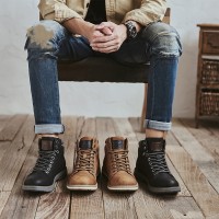 Man Shoes Casual Boots Autumn Fashion