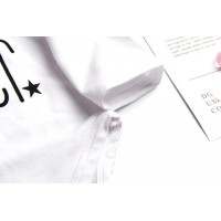Letter Long-sleeved T-shirt Male Baby Jumpsuit