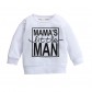 Brown Shirt Newborn Baby Boy Alphabet Top