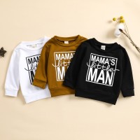 Brown Shirt Newborn Baby Boy Alphabet Top