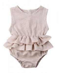 Baby children's clothing striped sleeveless girl petti skirt