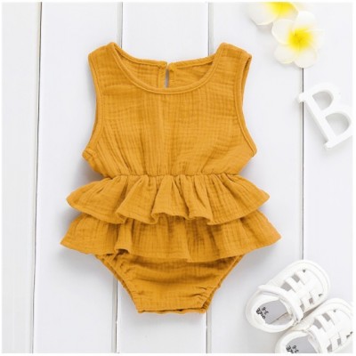 Baby children's clothing striped sleeveless girl petti skirt