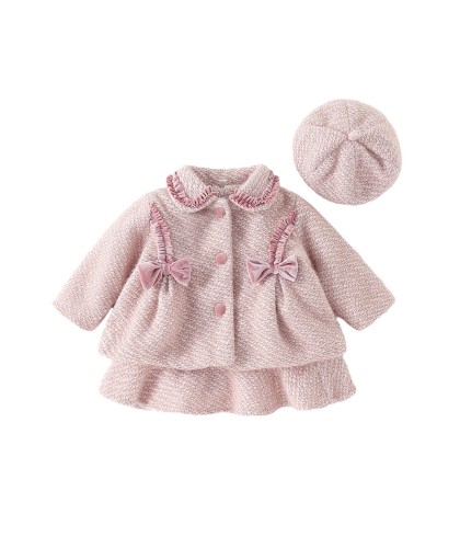 Autumn And Winter Mink Velvet Two-piece Skirt For Children
