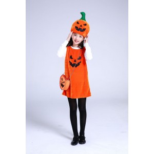Children's Halloween costume girls pumpkin costume