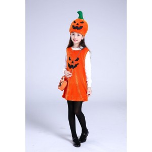 Children's Halloween costume girls pumpkin costume