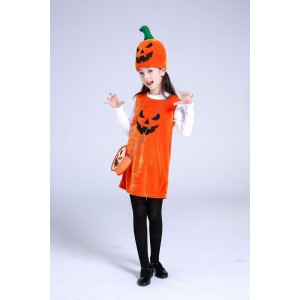 Children's Halloween costume girls pumpkin costume
