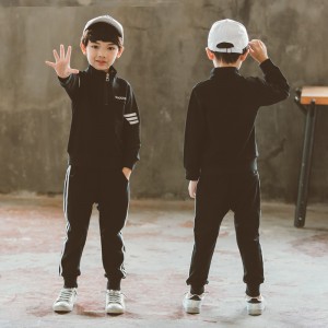 Boy' s Spring Garment in Two Kid's Leisure Sports Kid's Spring School Garments