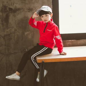 Boy' s Spring Garment in Two Kid's Leisure Sports Kid's Spring School Garments