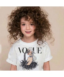 Children's retro short sleeve top