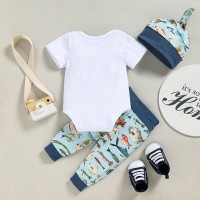 Set top pants and hat