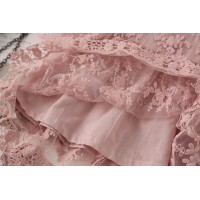 Children's Dress Embroidered Mesh Tulle Tutu Dress Skirt