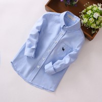 Children's Formal Shirts Boys' Long-sleeved Shirts