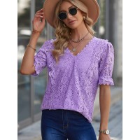 Lace Shirt European And American Ladies Top